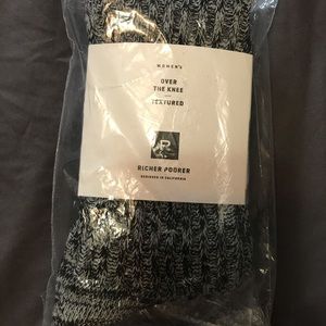 Richer Poorer Reina Over the Knee Textured Socks